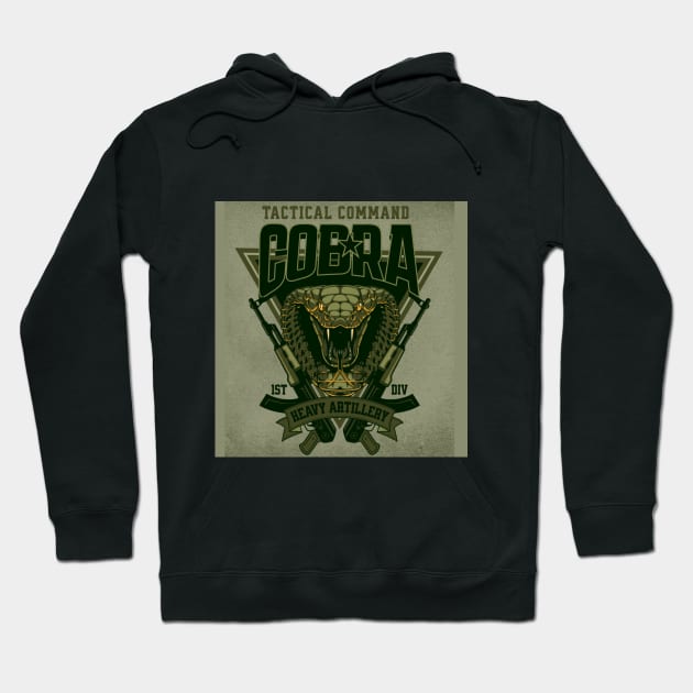 the COBRA ARMY Hoodie by JRC SHOP